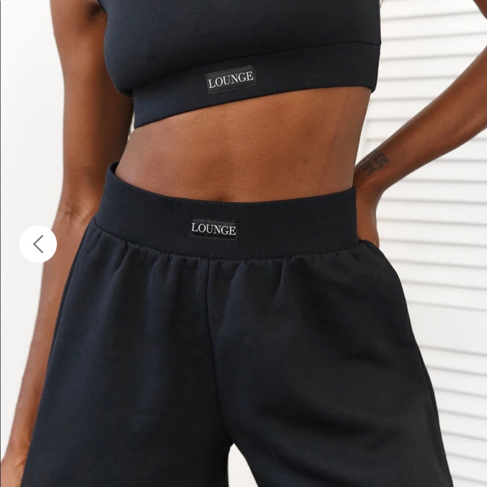 Loungewear essential crop top and shorts set (new with tags!)
